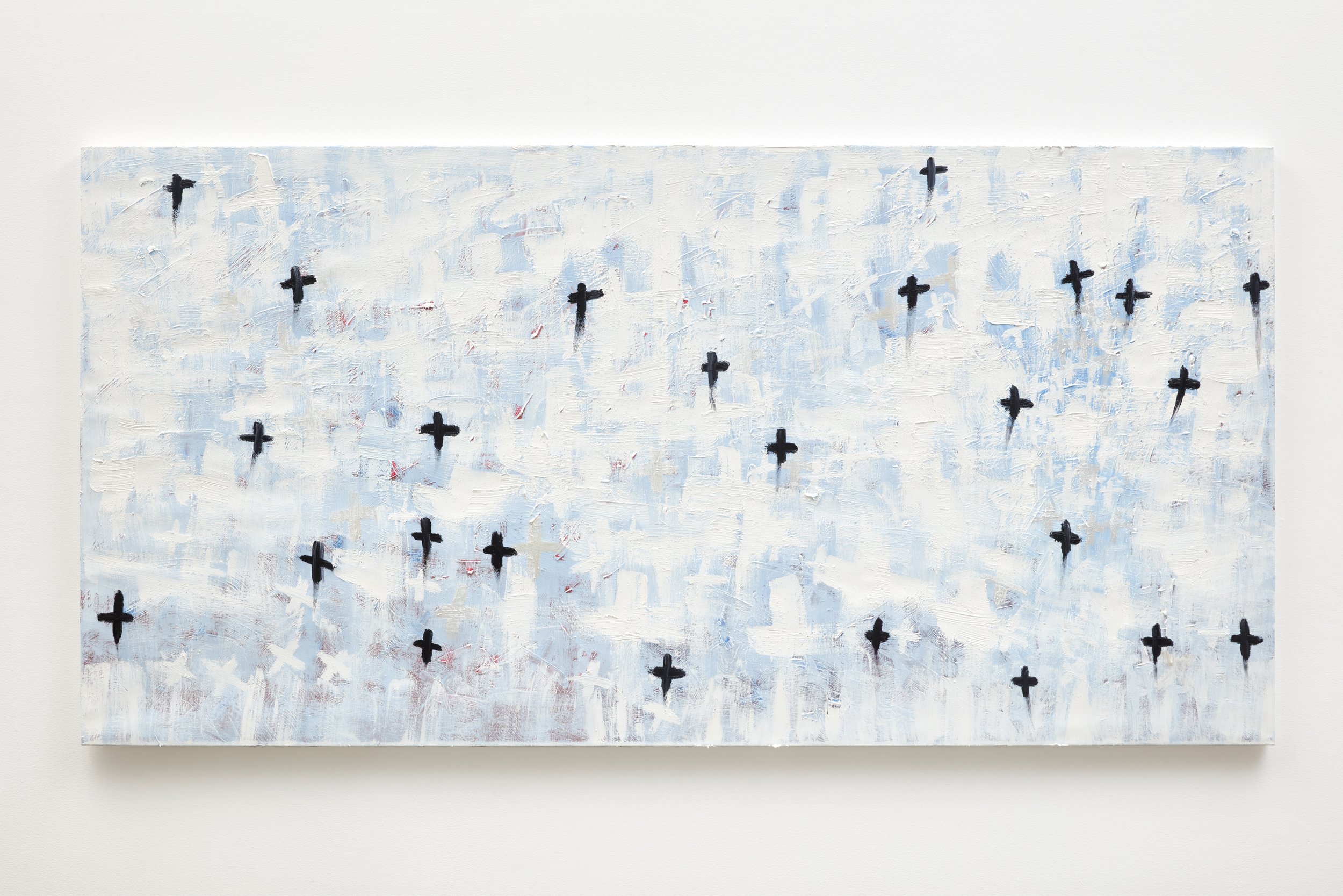  Afternoon Constellation , 2024 
Oil and oil stick on linen 
48 x 96 inches