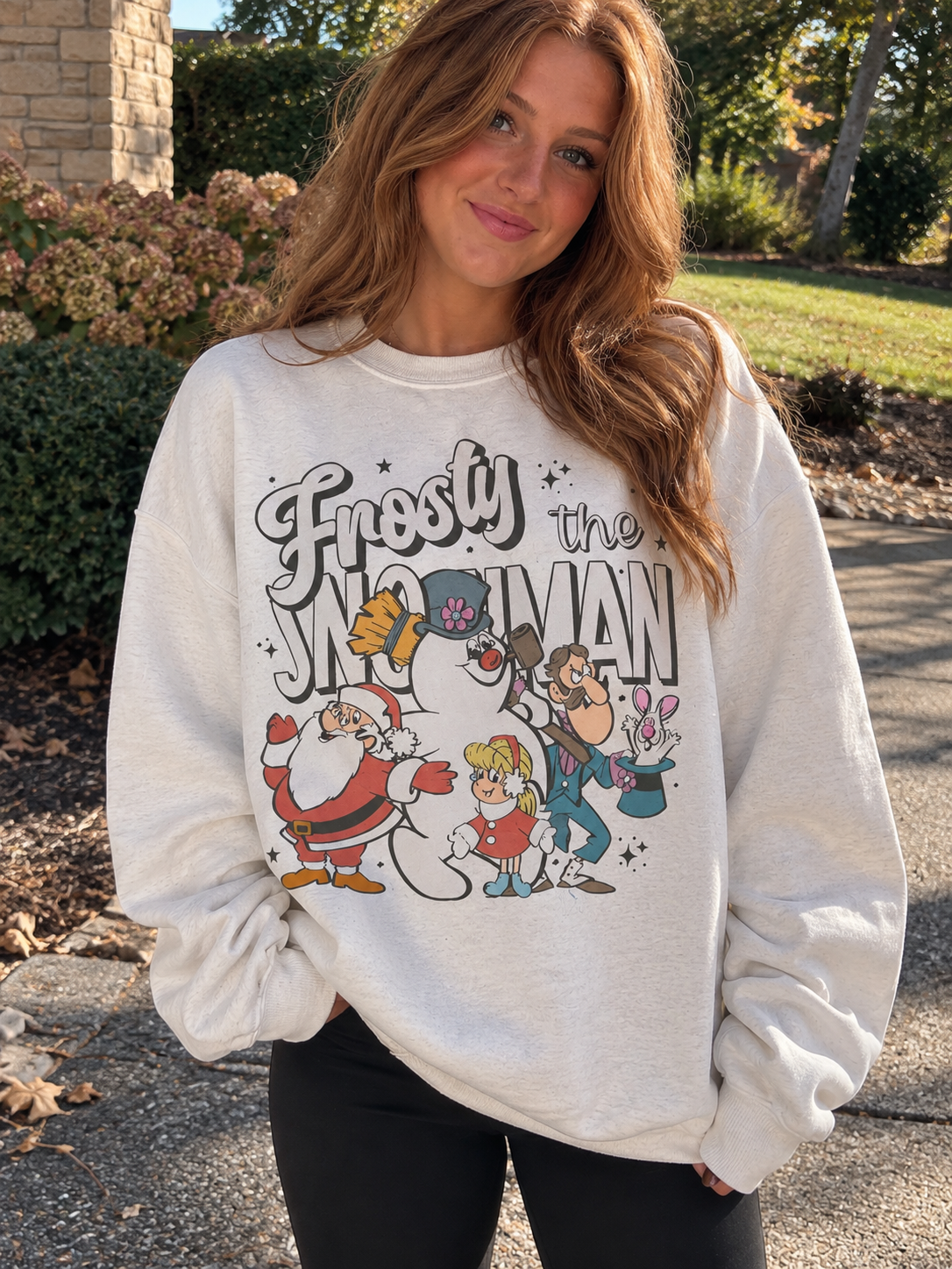 Vintage Frosty the Snowman Christmas Crewneck Sweatshirt
