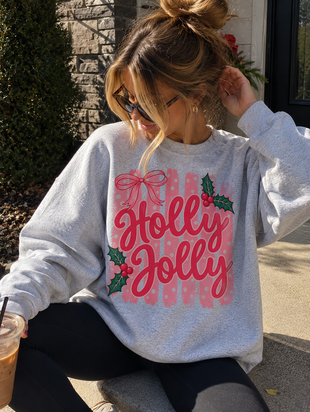 Holly Jolly Christmas Crewneck Sweatshirt
