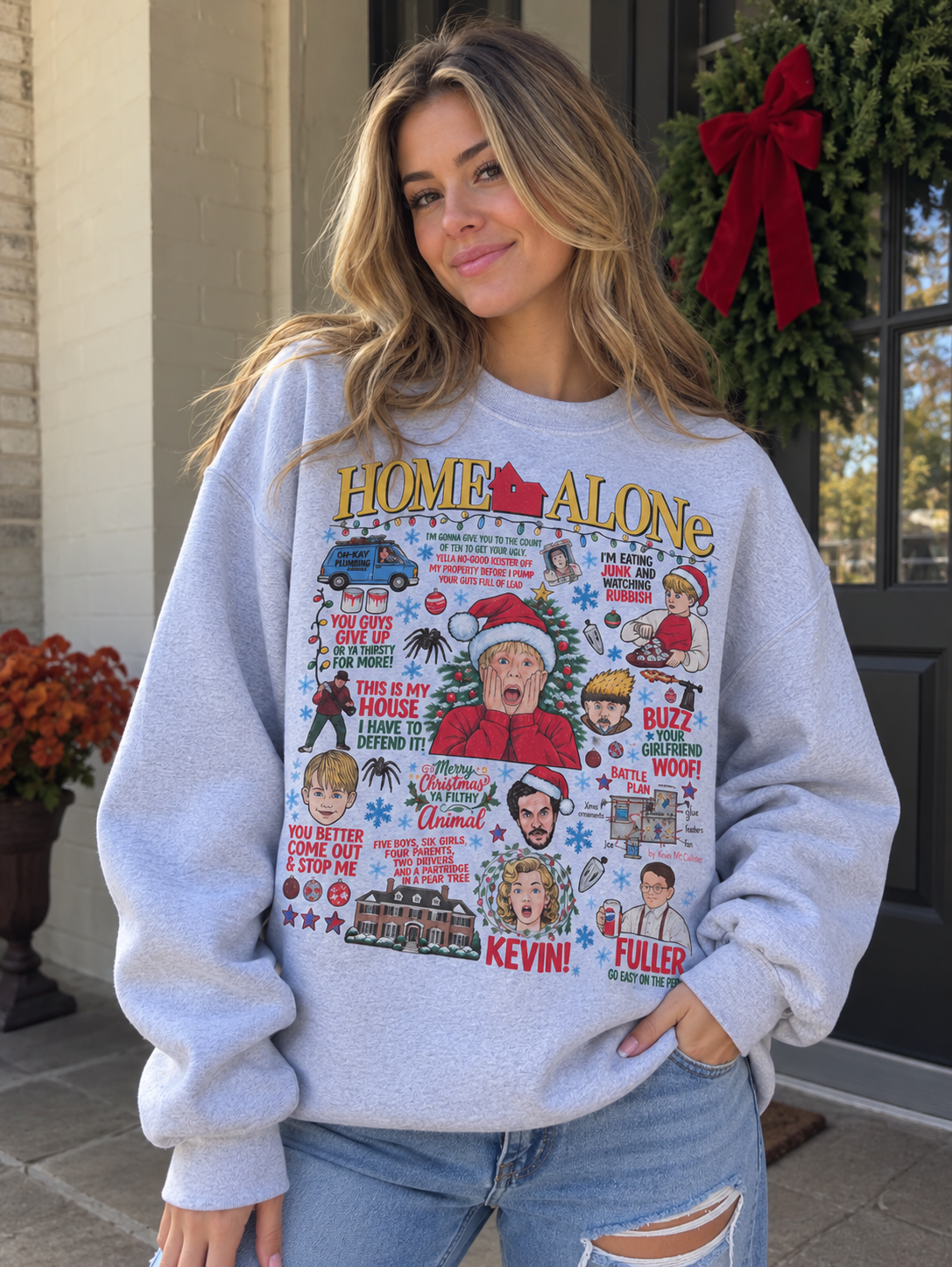 Home Alone Christmas Crewneck Sweatshirt