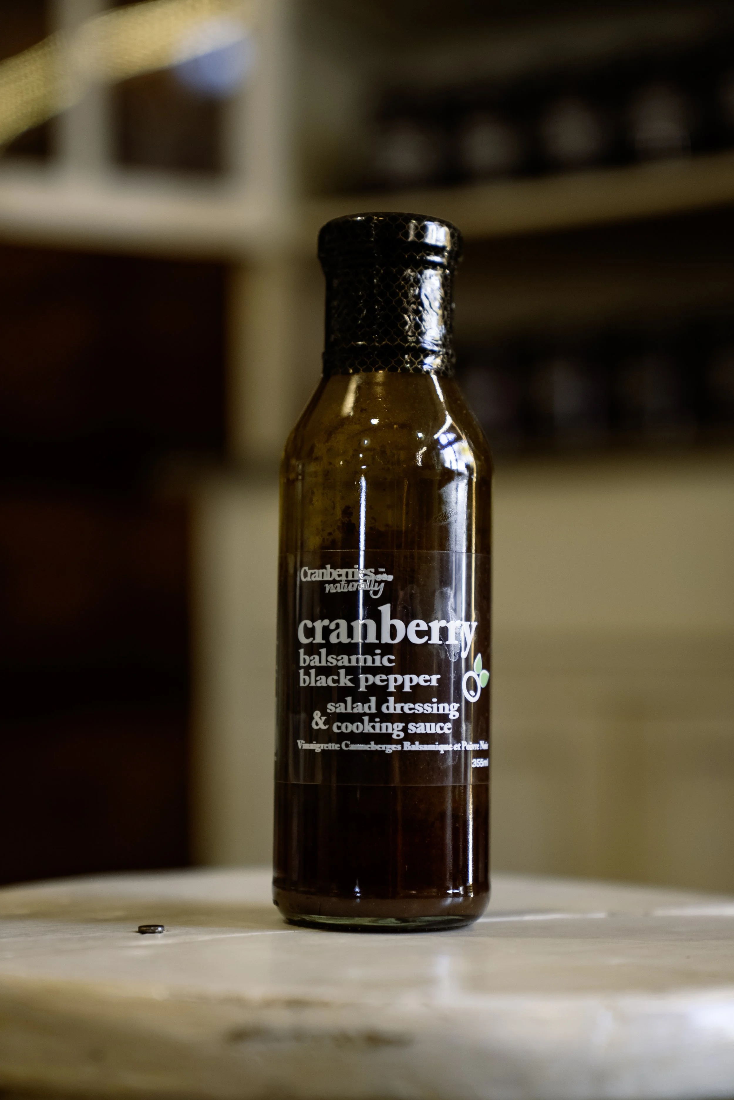 Cranberry Balsamic Black Pepper Salad Dressing & Cooking Sauce - $16