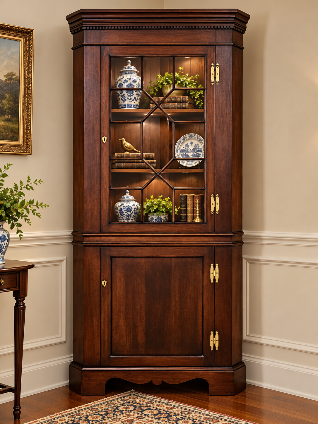 Craftique Corner Cabinet