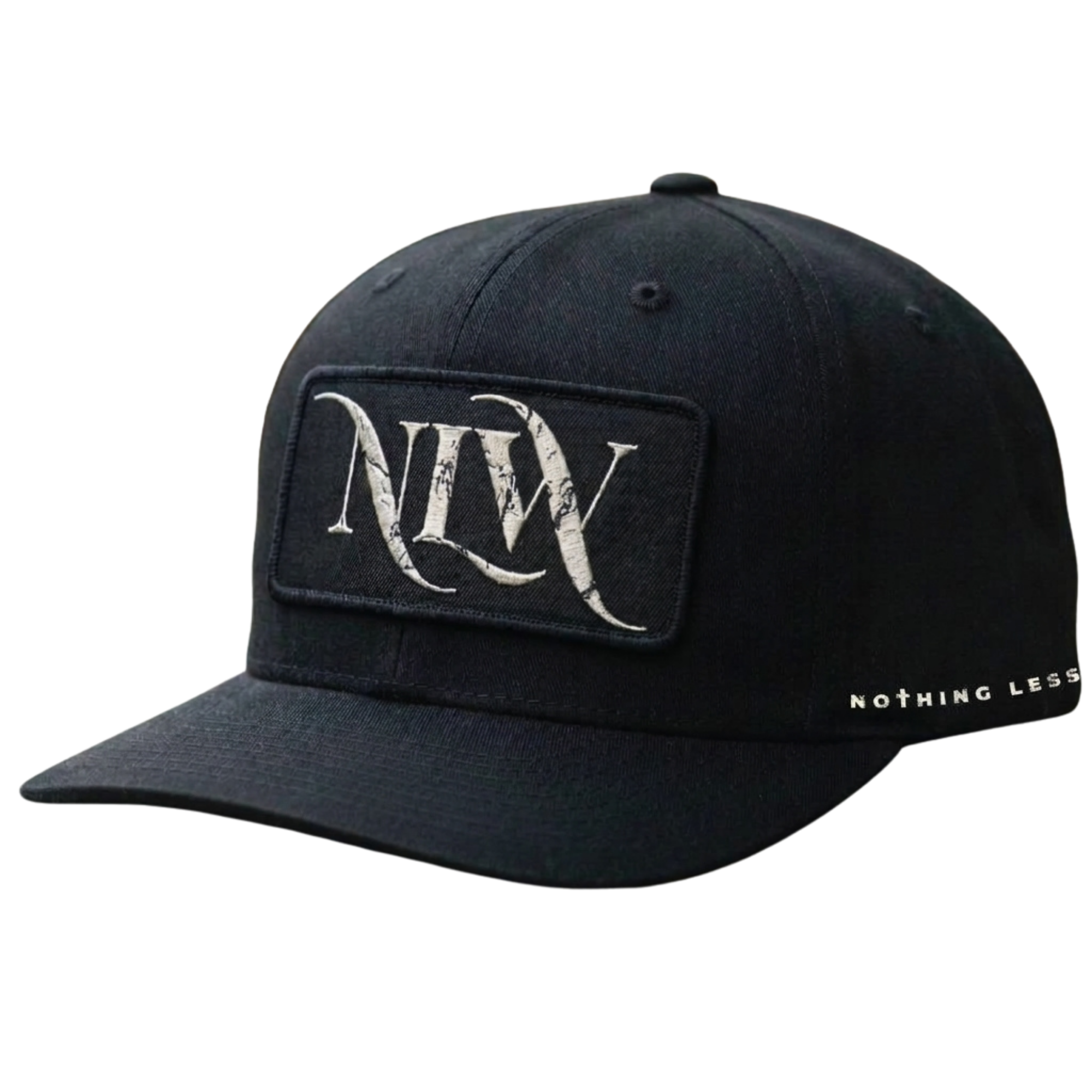 Nothing Less Worship Snapback Hat Patch Front_Side.png