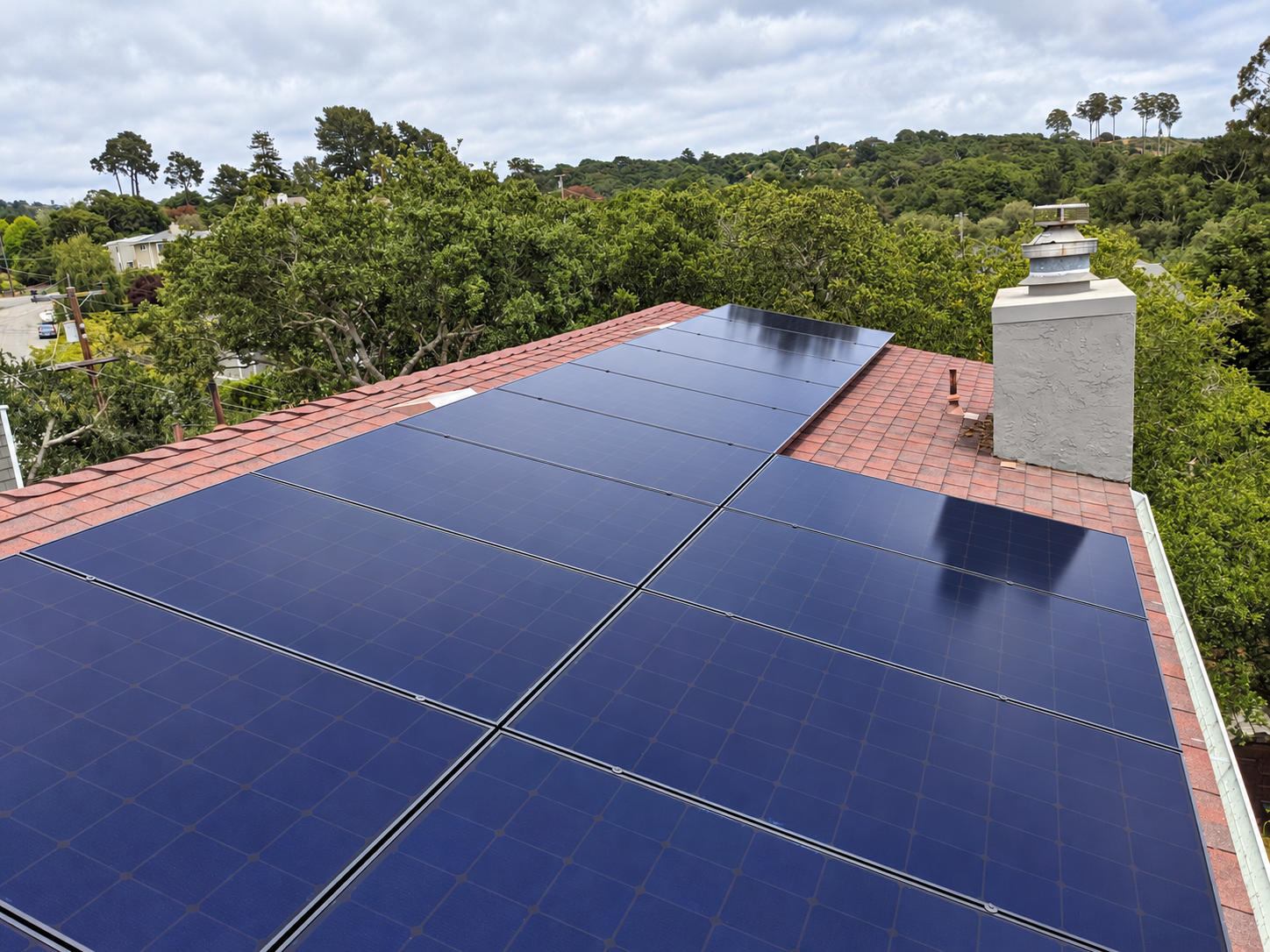 Rooftop solar installation La Selva Beach