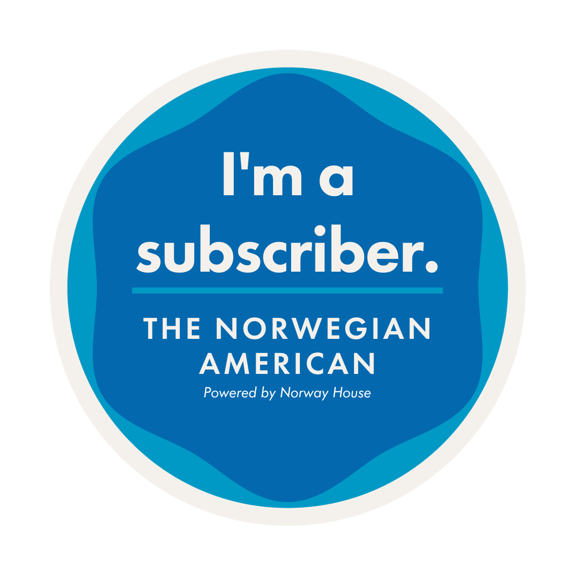 I'm a subscriber Sticker for Norwegian American (1).png