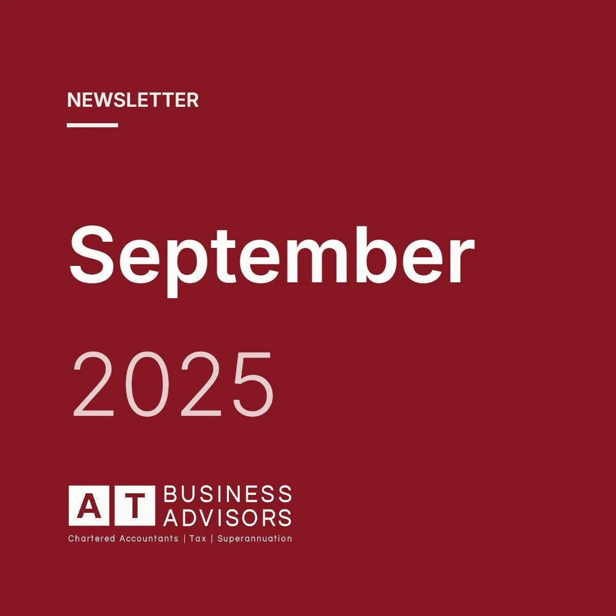 September 2025 Newsletter