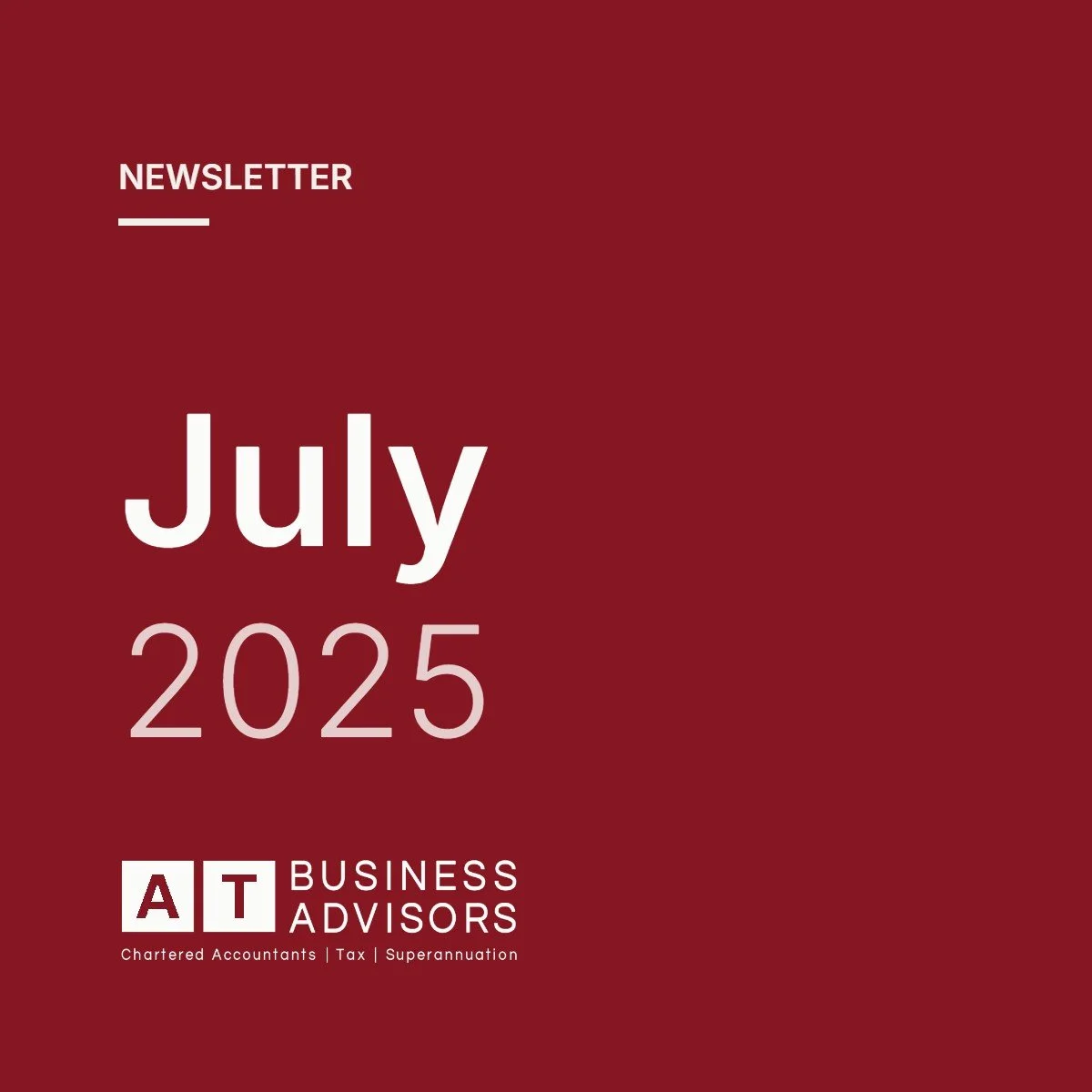 July 2025 Newsletter