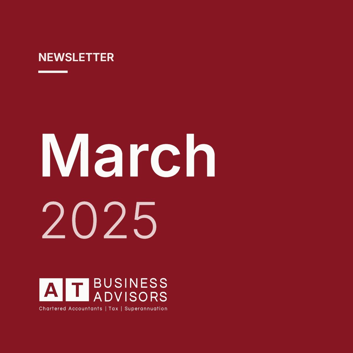 March 2025 Newsletter