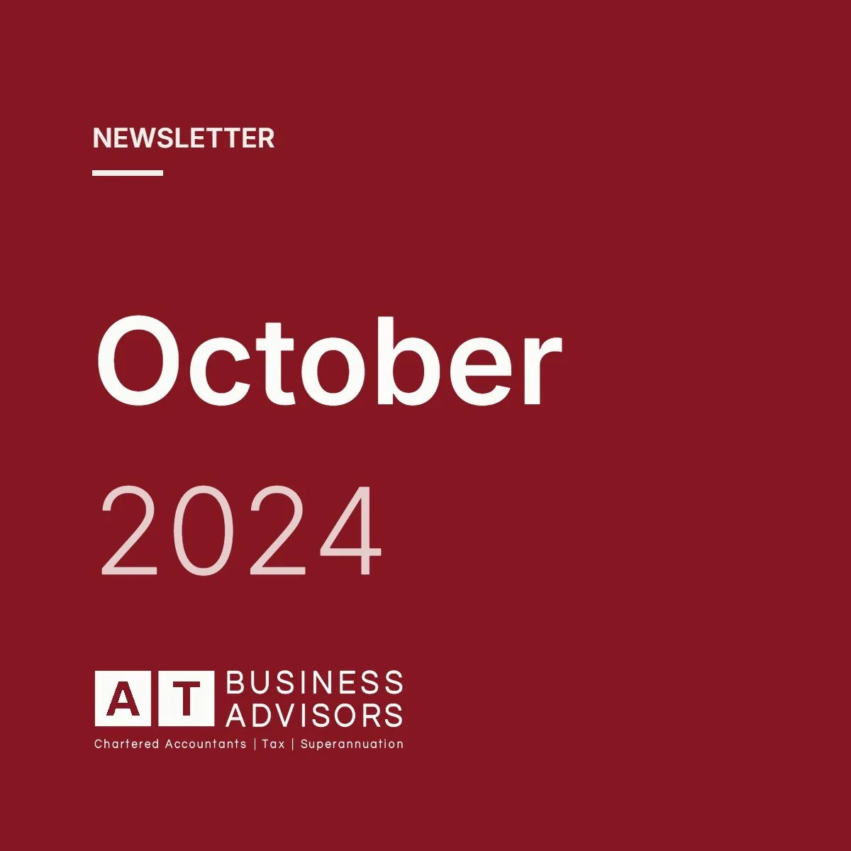 October 2024 Newsletter