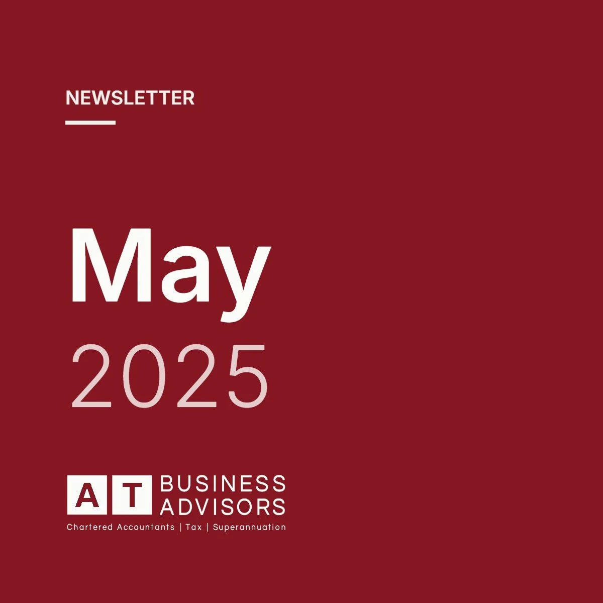 May 2025 Newsletter