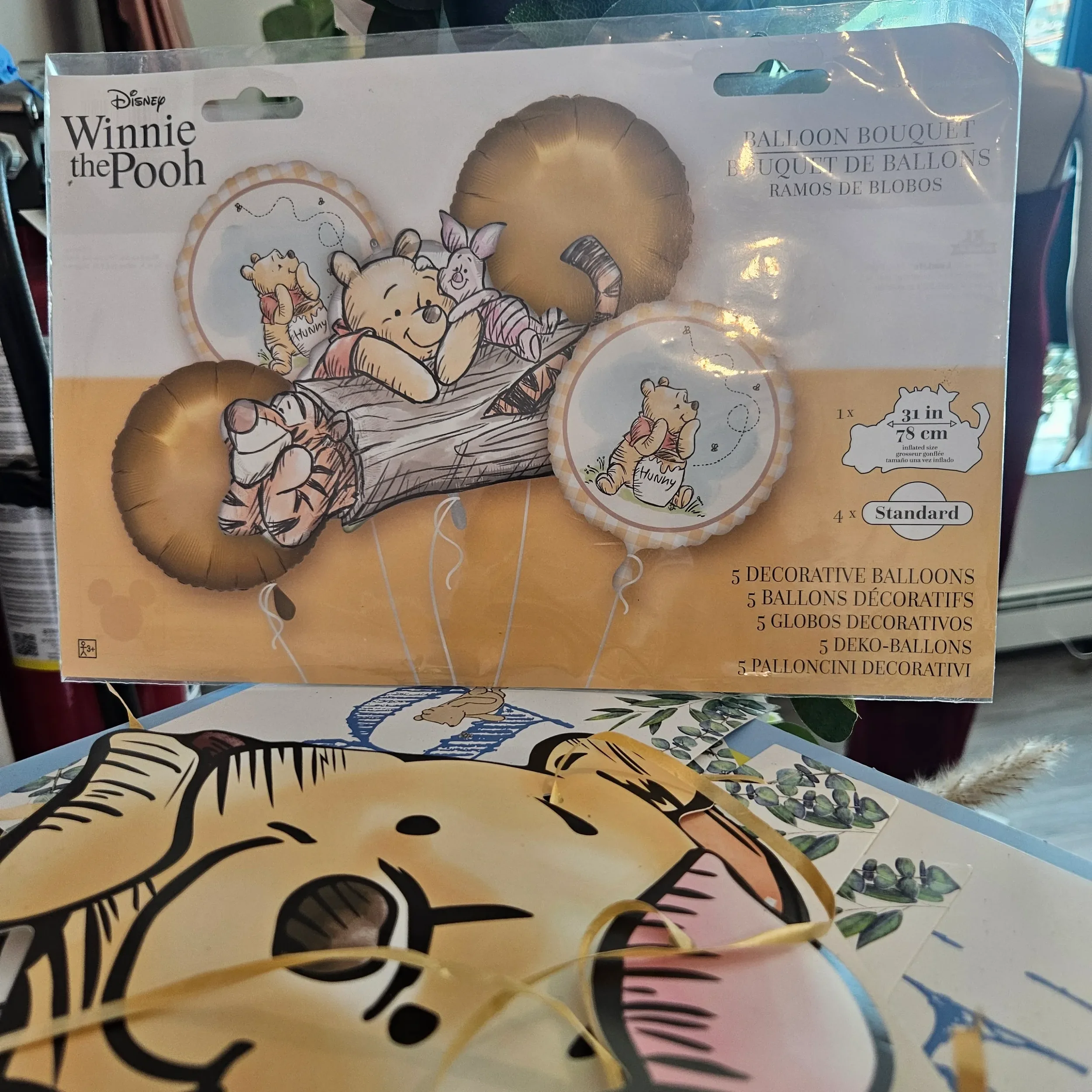 Winnie the Pooh Balloon Bouquet