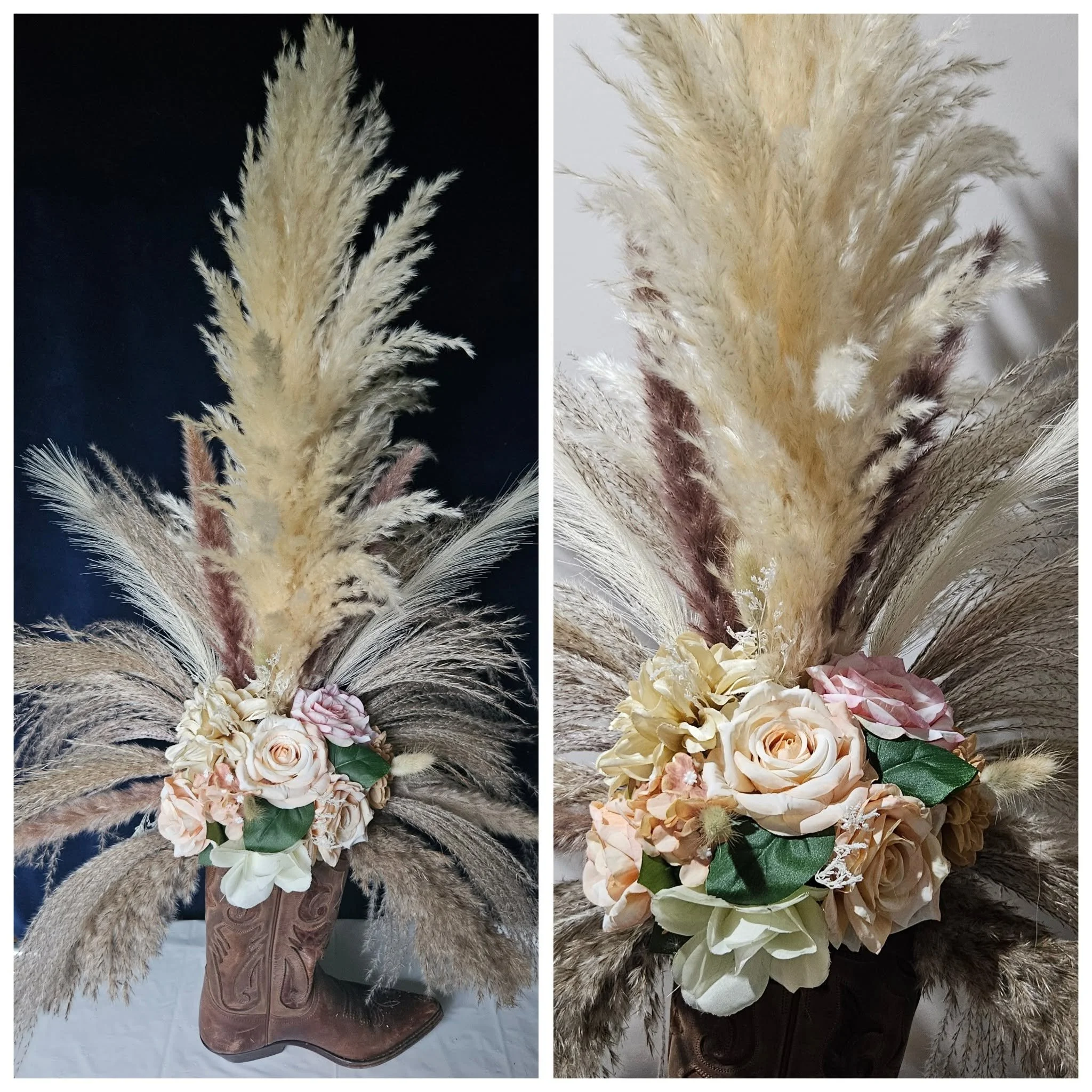 Decorative Western Vase with Flowers