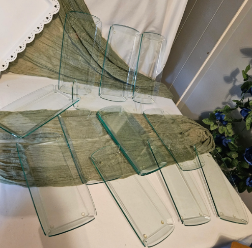 Small Clear Dessert Platters