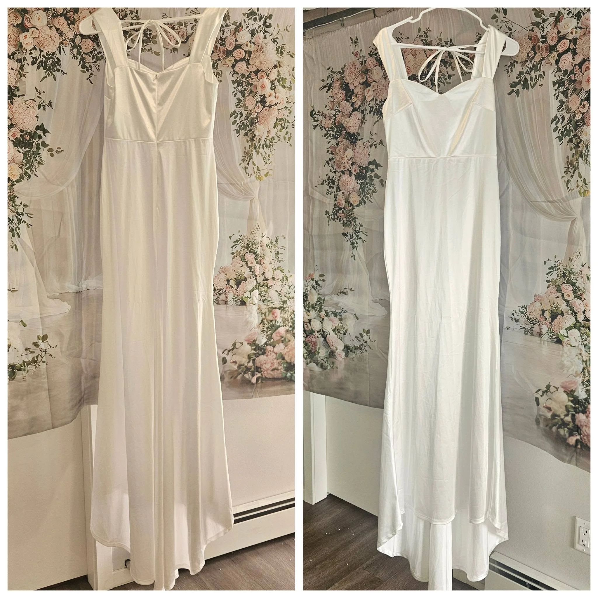 Vintage Satin Wedding Dress