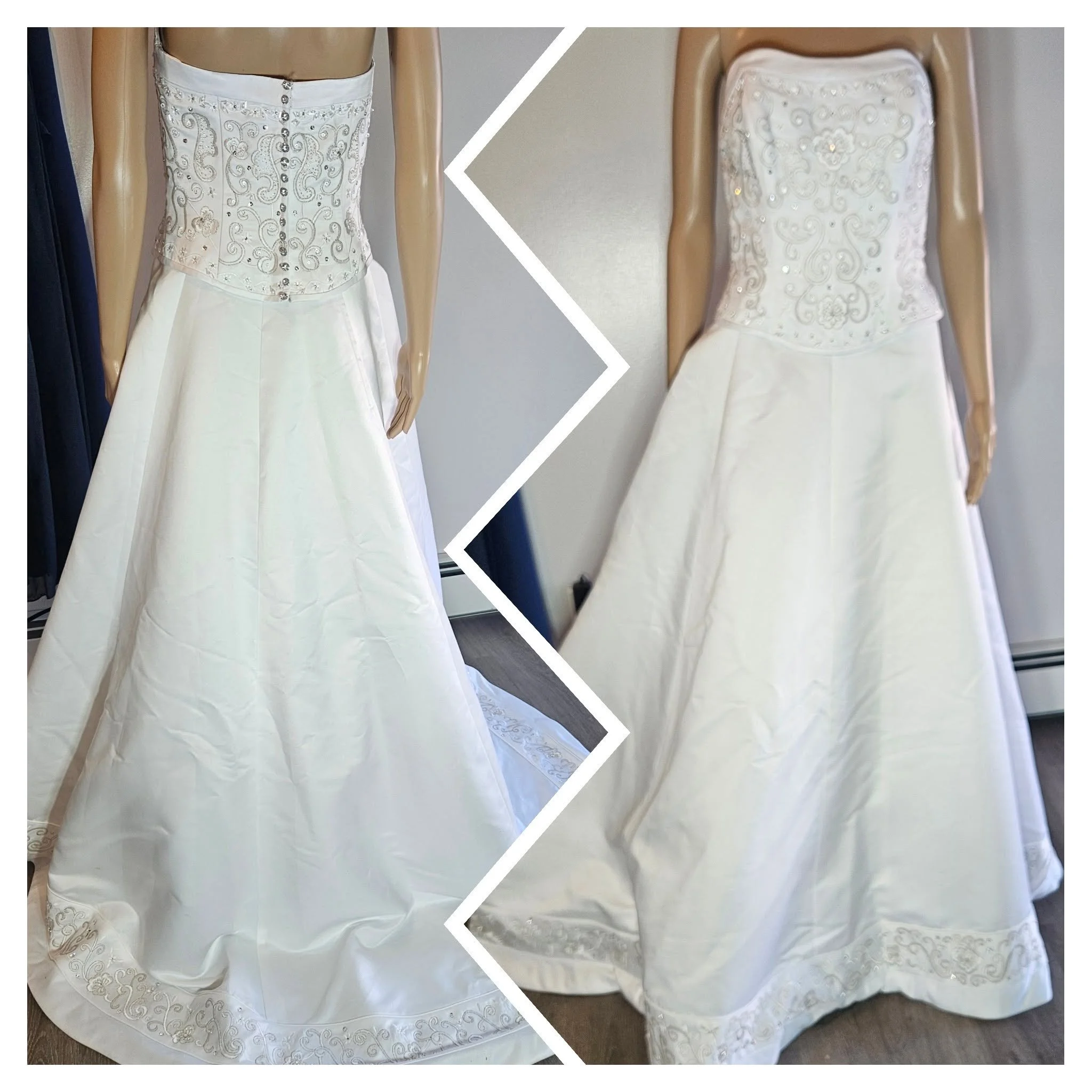 2 PC Wedding Dress
