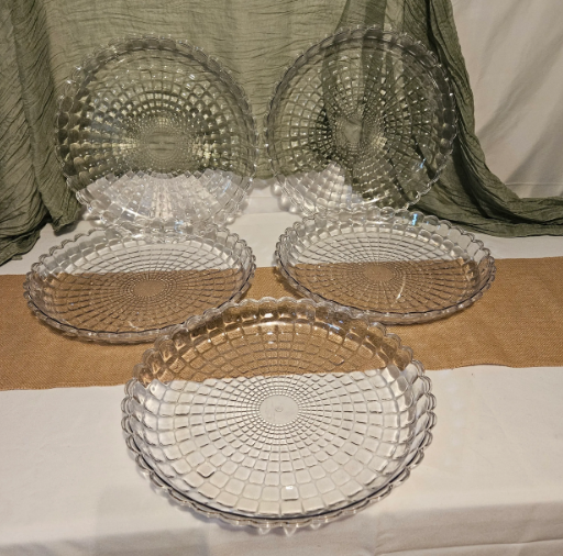 Large Clear Serving Platters