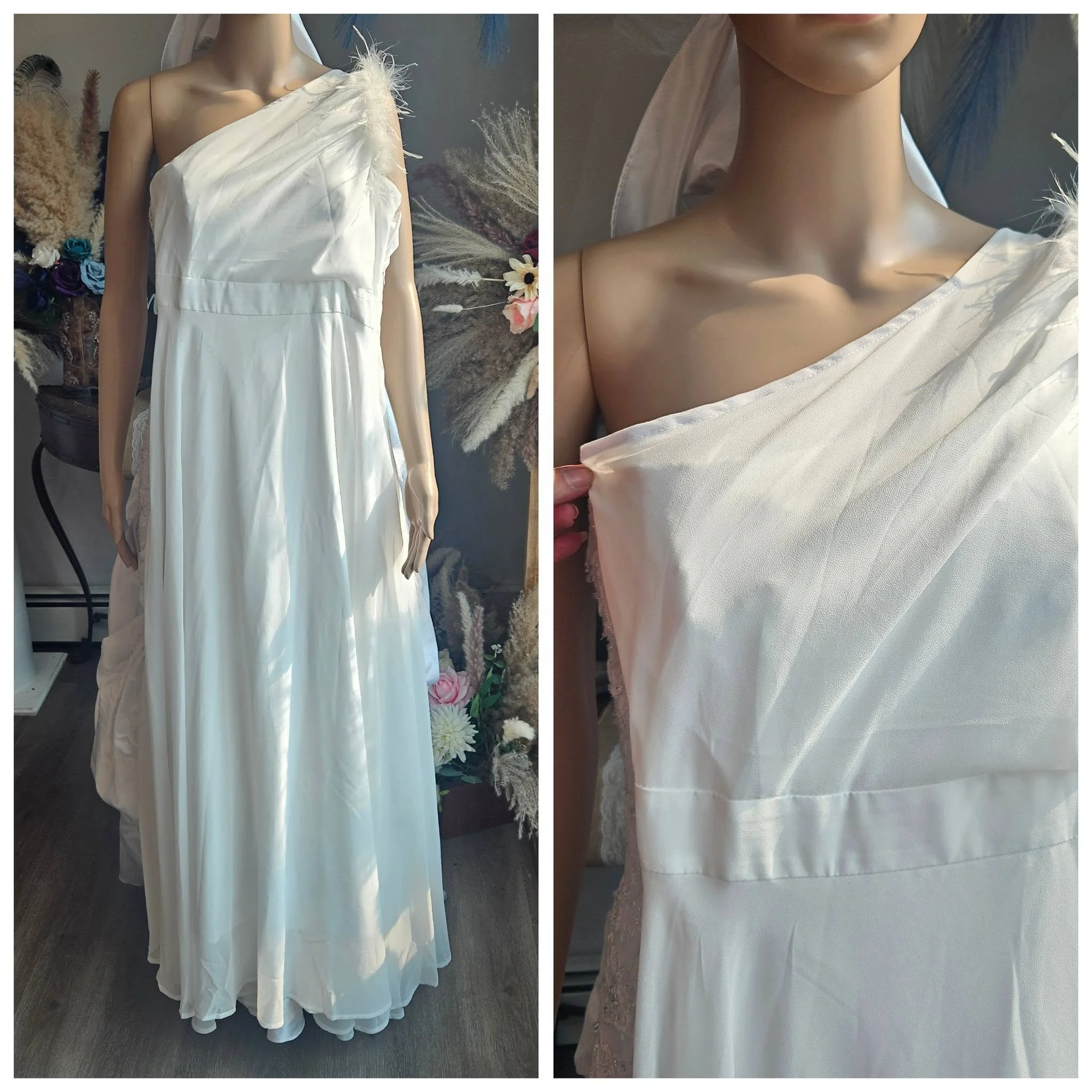 Off the Shoulder Wedding Dress
