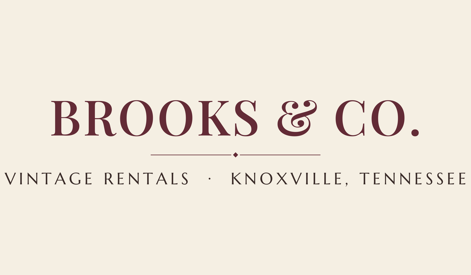 Brooks &amp; Co. Vintage Rentals