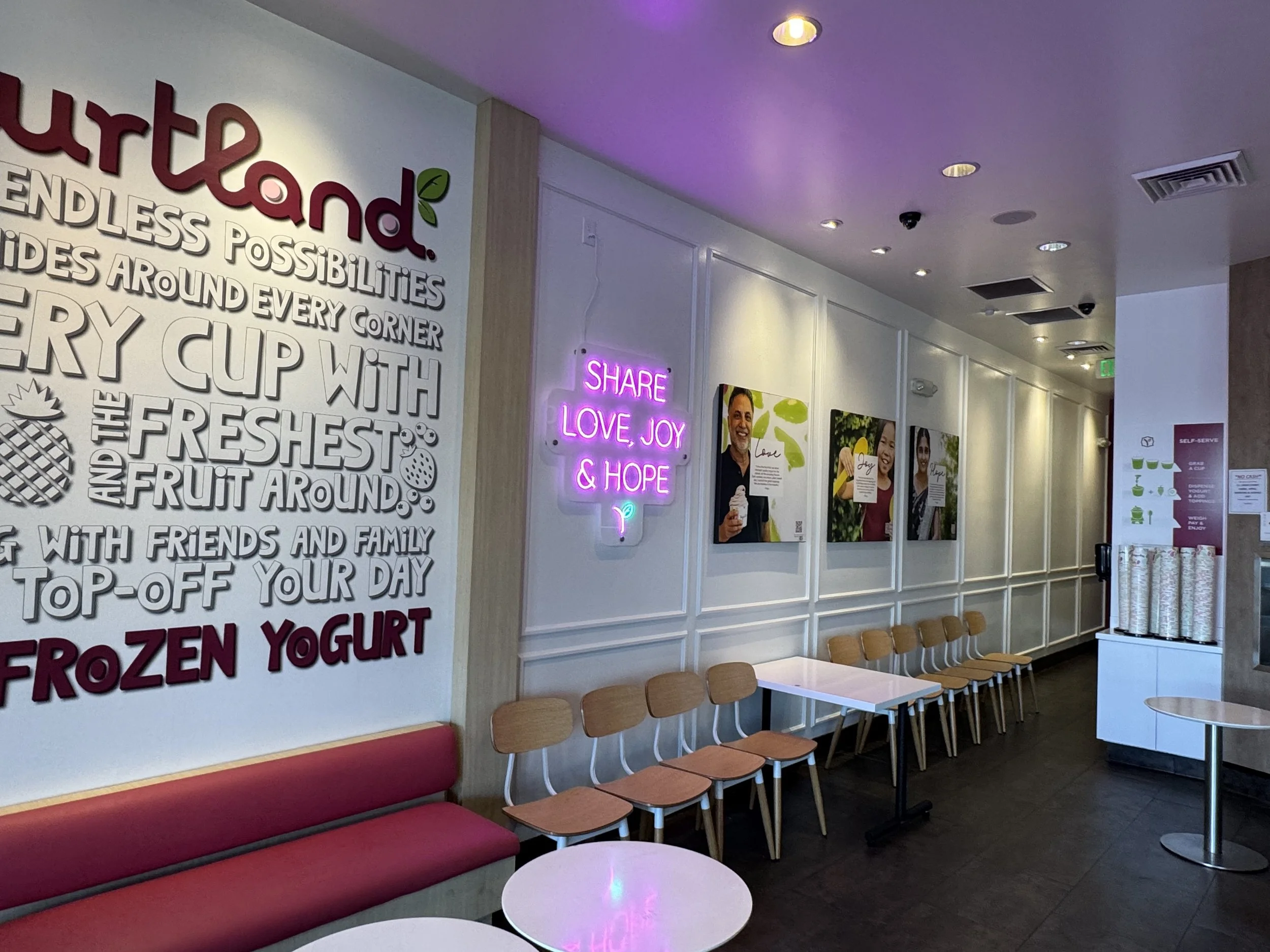 Yogurtland Seating