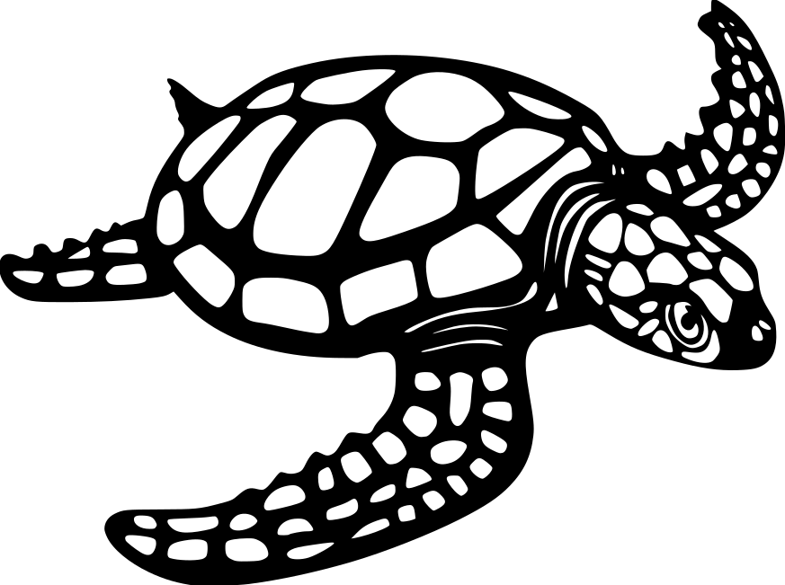 Sea Turtle Steel Wall Art