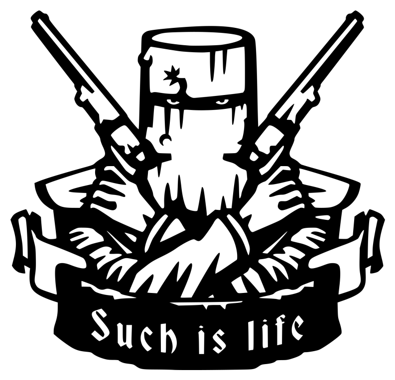 'Such is Life' Steel Wall Art