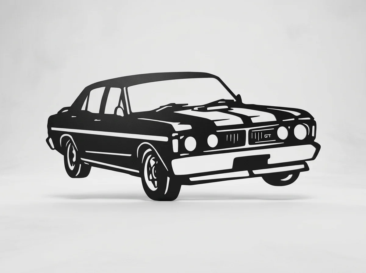 Custom Car Metal Art