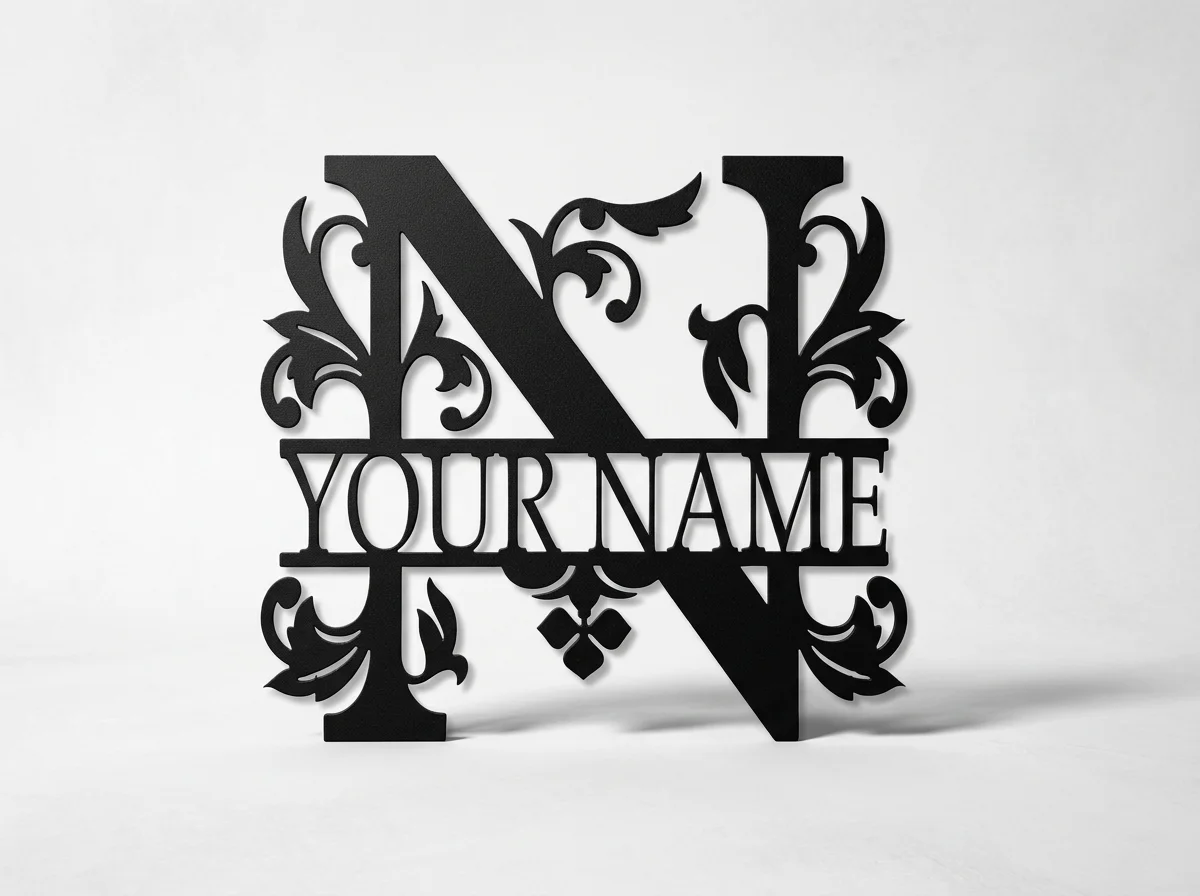 Custom Metal Monogram
