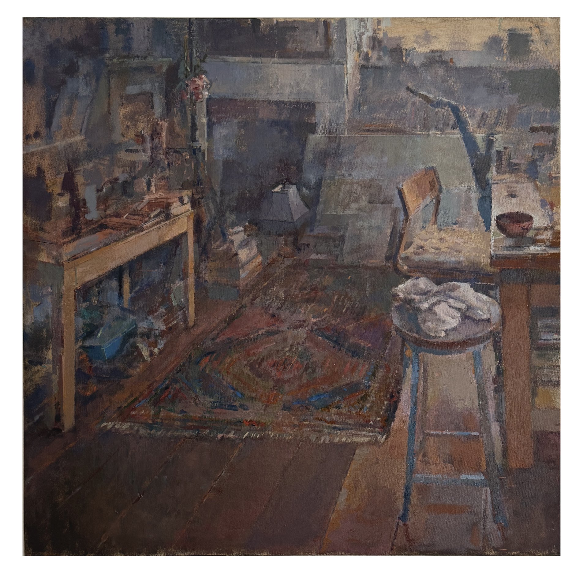 "Proving Ground" 22 x 22 inches, oil on canvas