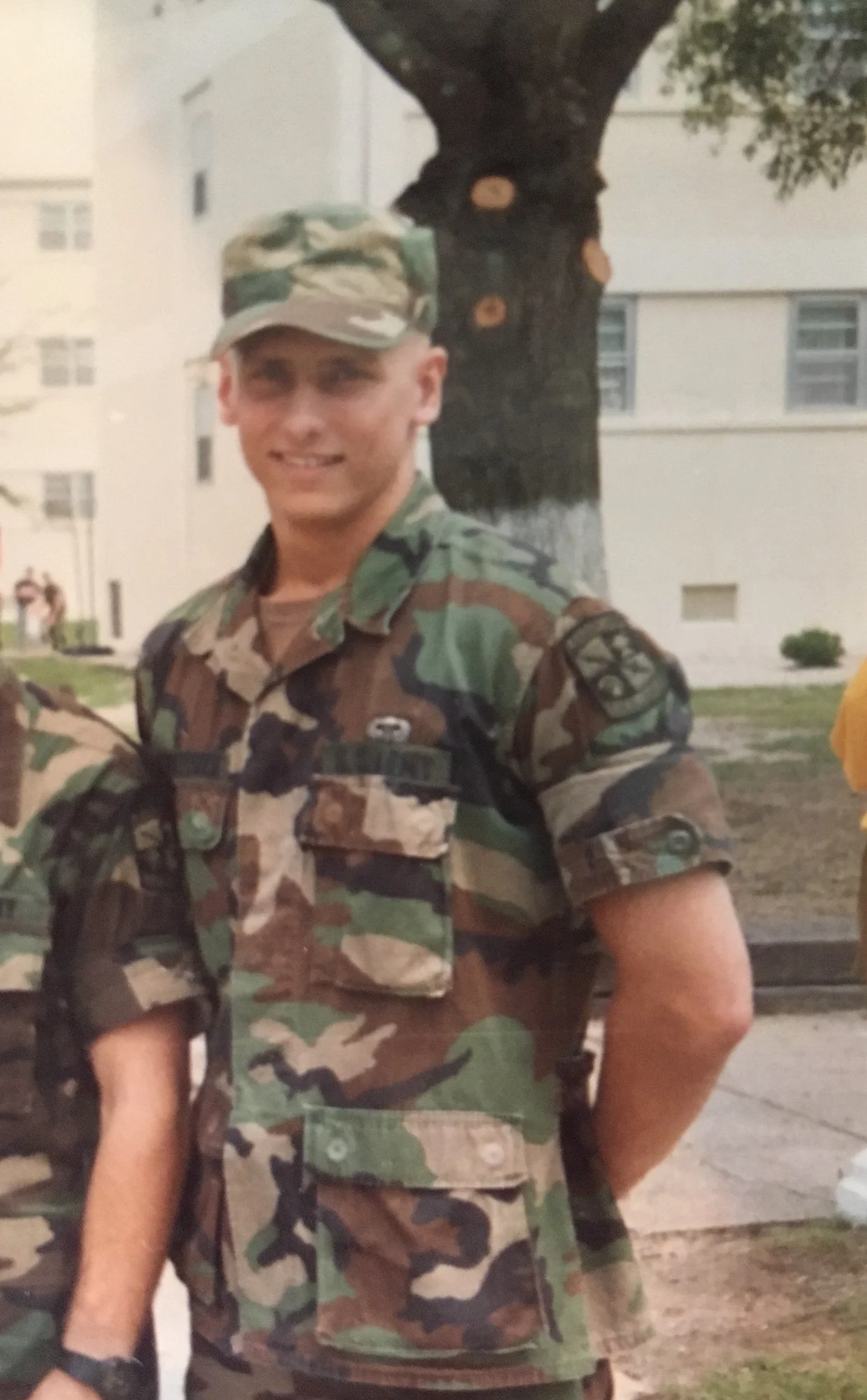 A young Matt McKissock in his Army uniform