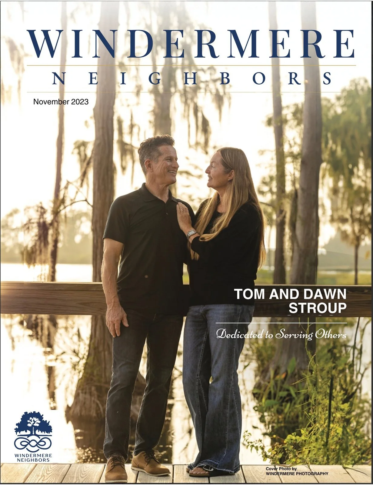 Windermere Neighbors cover, November 2023: Tom and Dawn Stroup, Dedicated to Serving Others