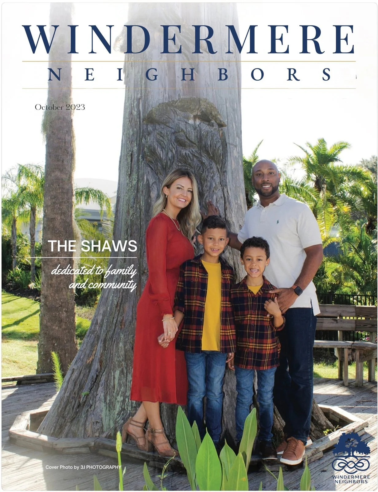 Windermere Neighbors cover, October 2023: The Shaws, Dedicated to Family and Community