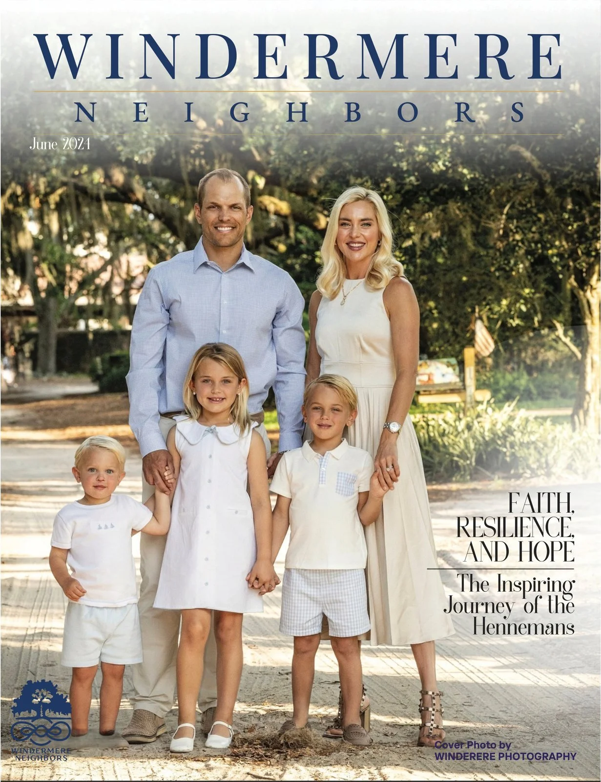 Windermere Neighbors cover, June 2024: Faith, Resilience and Hope, The Inspiring Journey of the Hennemans