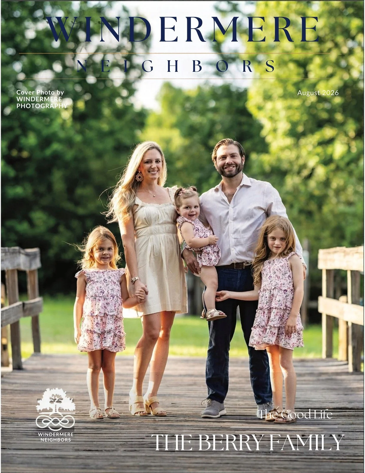 Windermere Neighbors cover, August 2026: The Berry Family, The Good Life