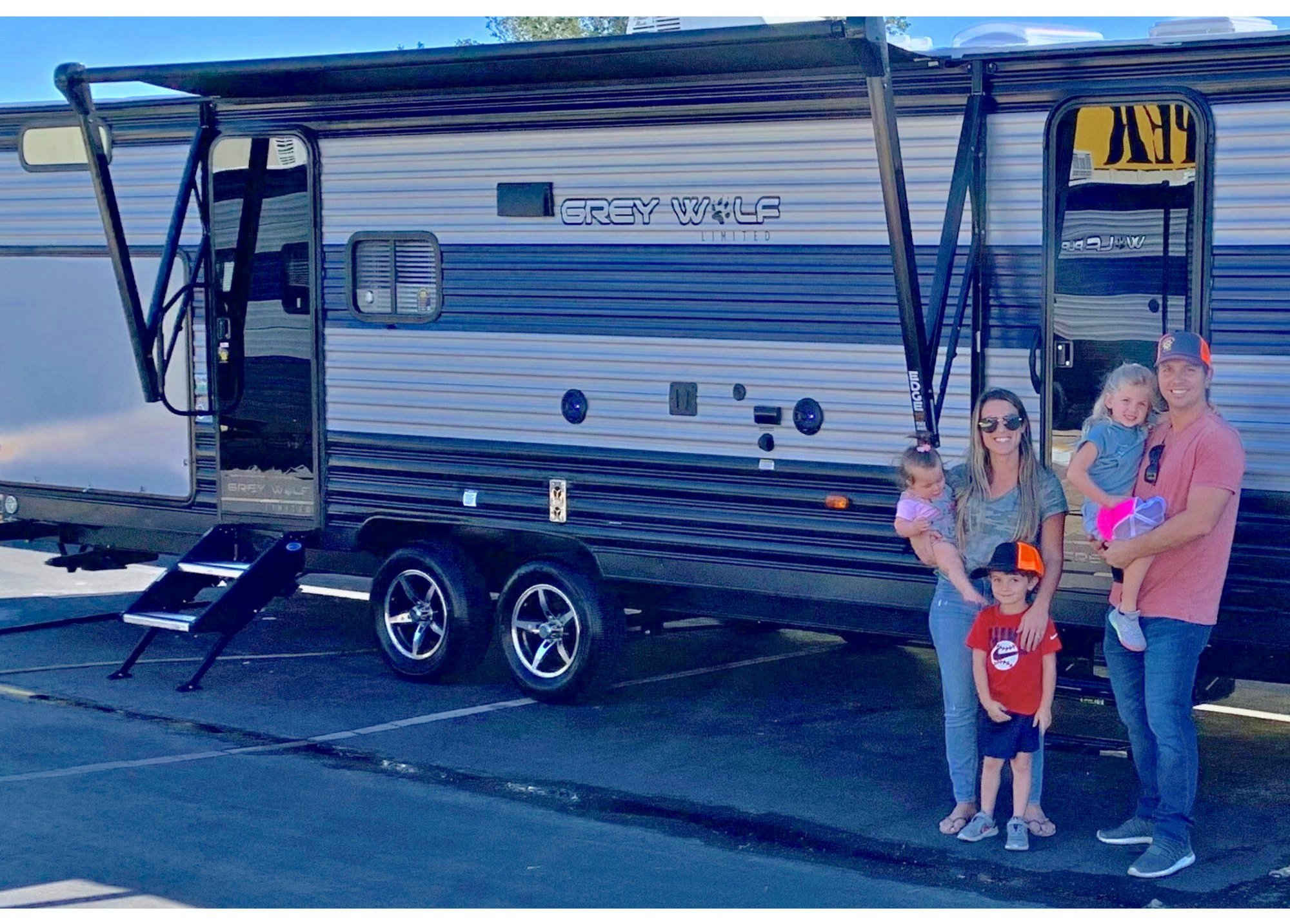 The Ferst family on an RV trip together