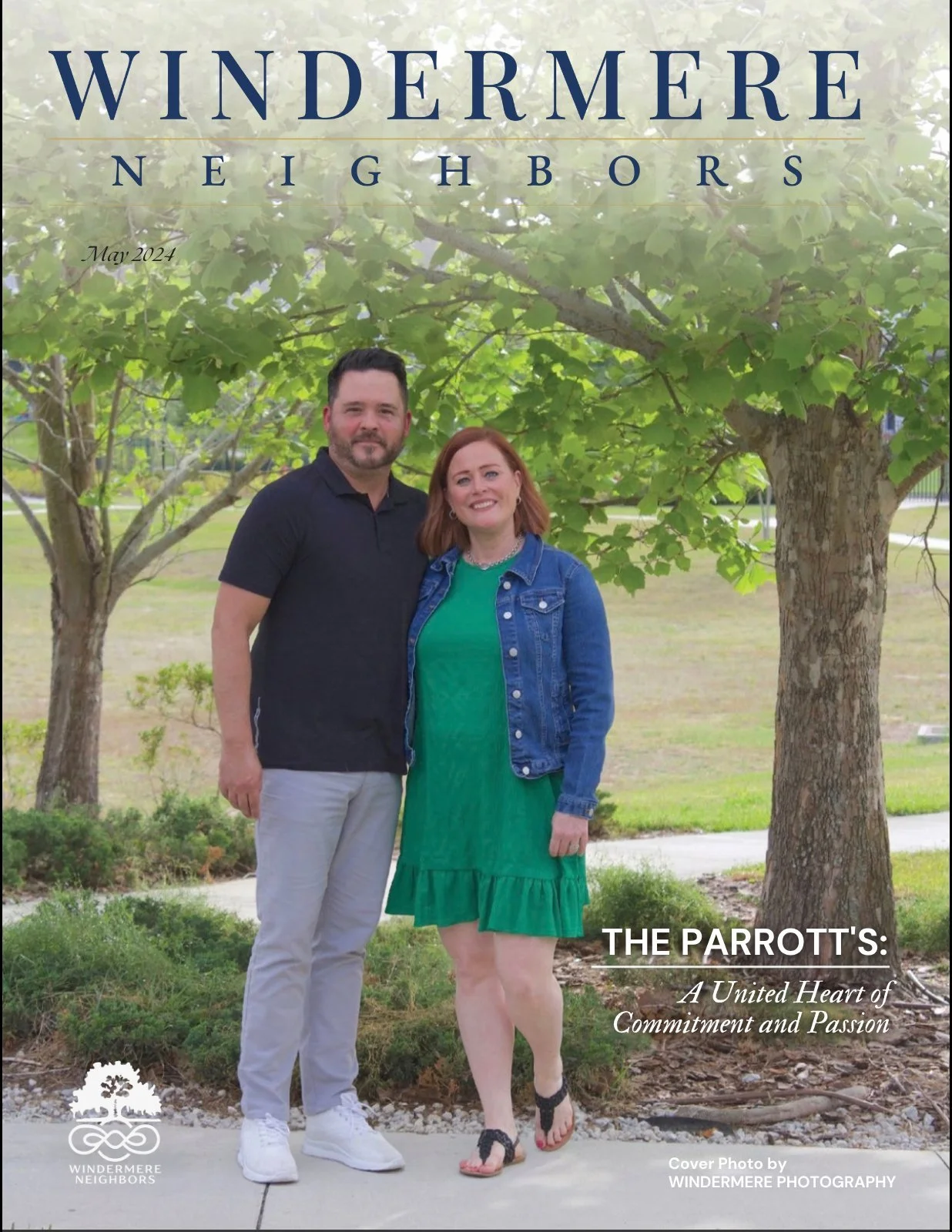 Windermere Neighbors cover, May 2024: The Parrotts, A United Heart of Commitment and Passion