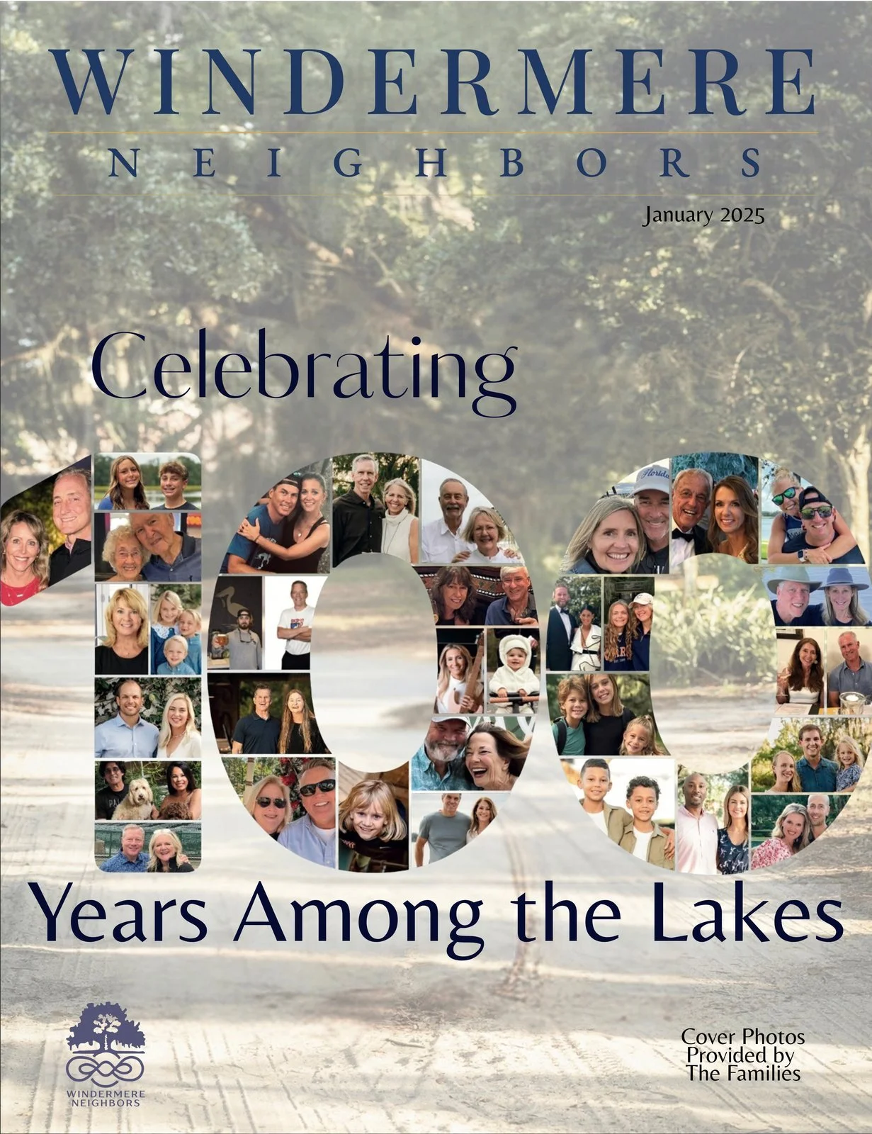 Windermere Neighbors cover, January 2025: Celebrating 100 Years Among the Lakes