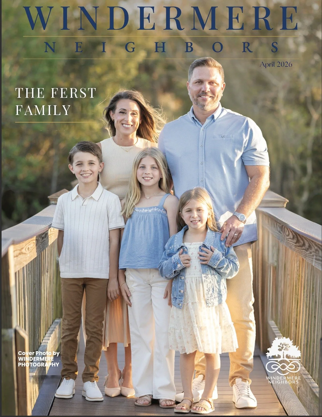 Windermere Neighbors cover, April 2026: The Ferst Family
