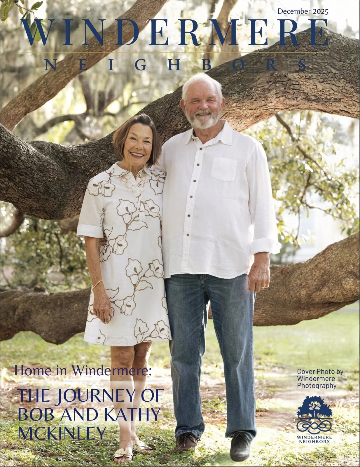 Windermere Neighbors cover, December 2025: Home in Windermere, The Journey of Bob and Kathy McKinley