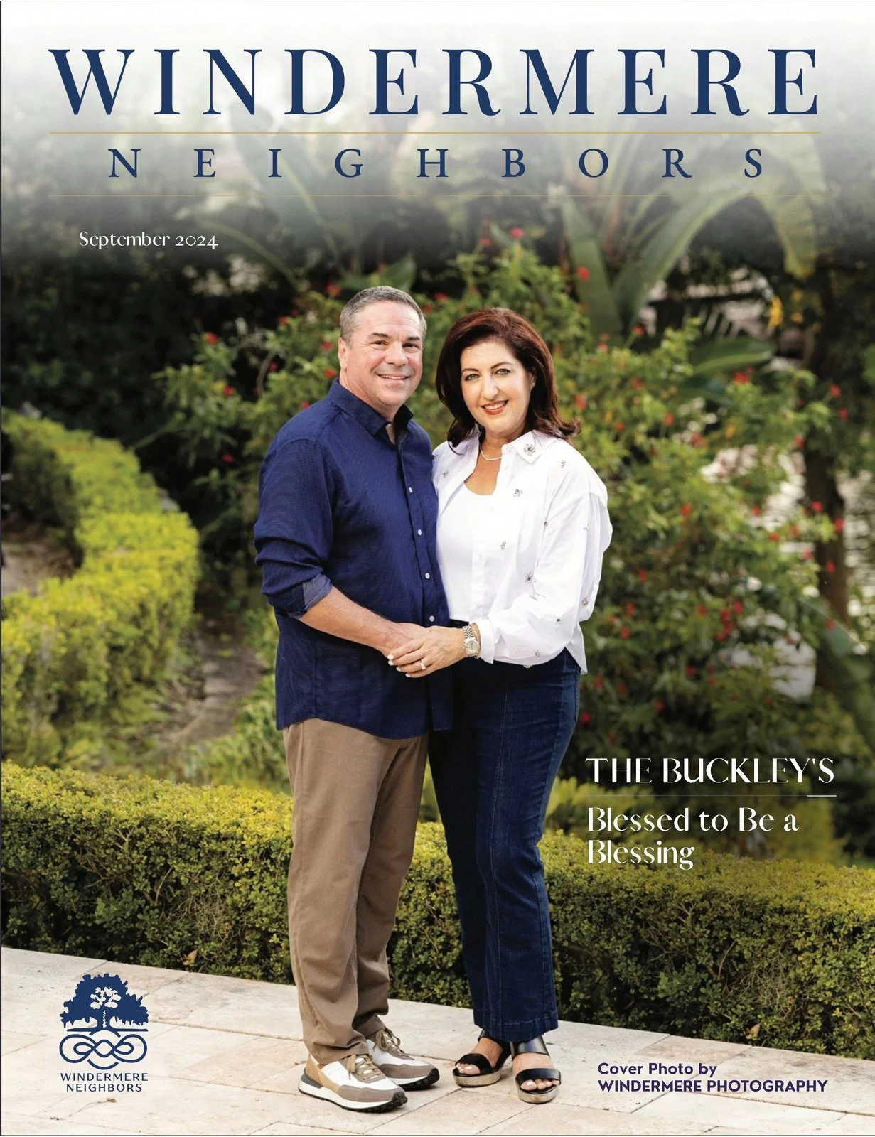 Windermere Neighbors cover, September 2024: The Buckleys, Blessed to Be a Blessing