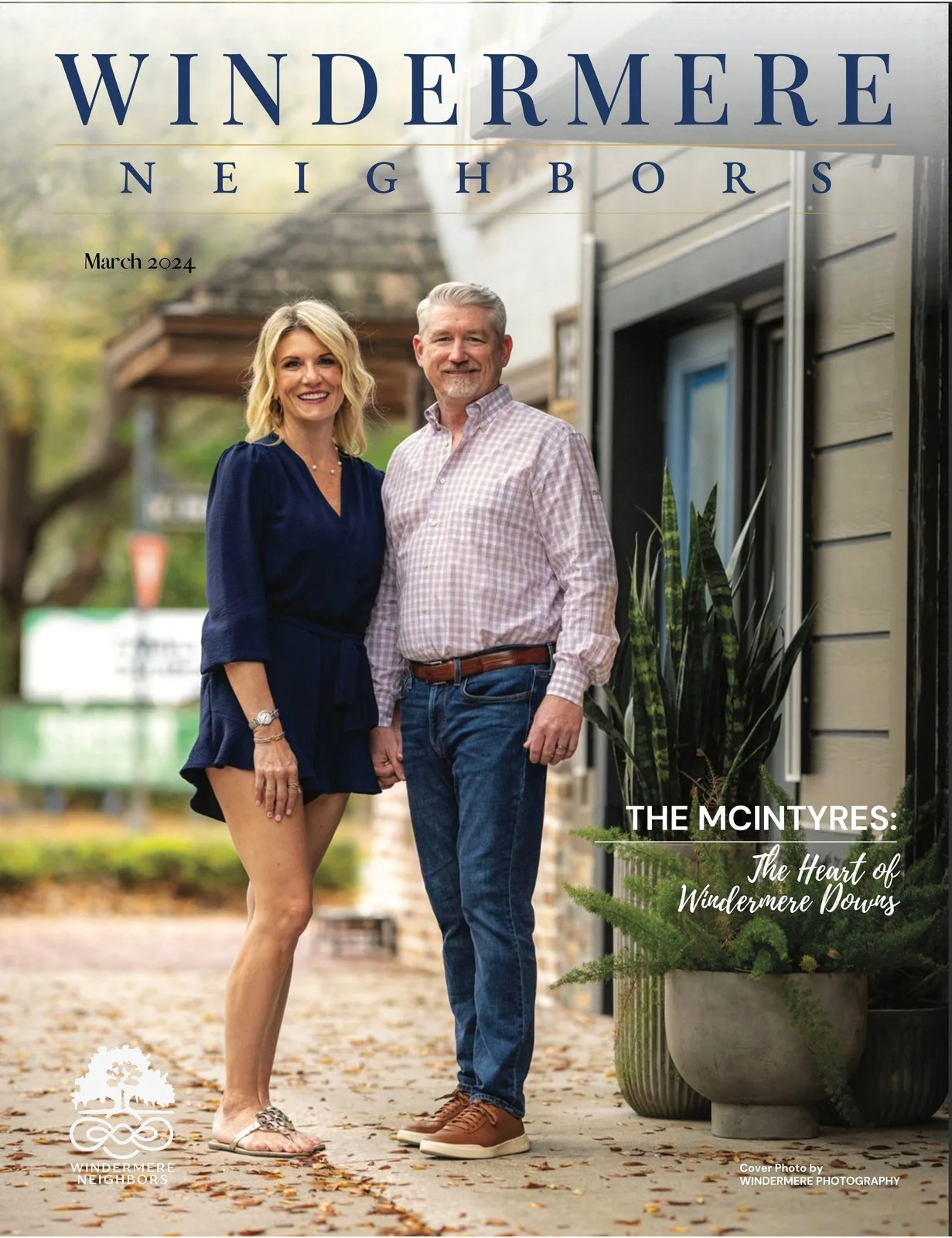 Windermere Neighbors cover, March 2024: The McIntyres, The Heart of Windermere Downs