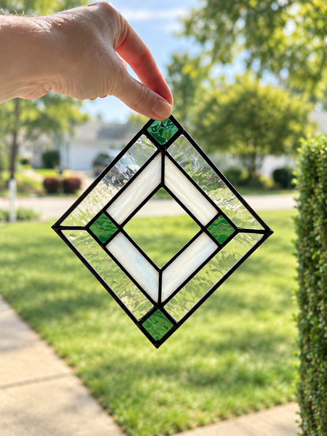 Blue Diamond Suncatcher