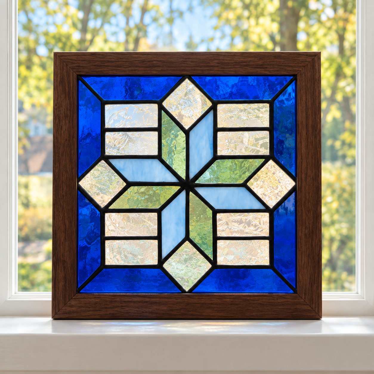 SG-018 Geometric Blues