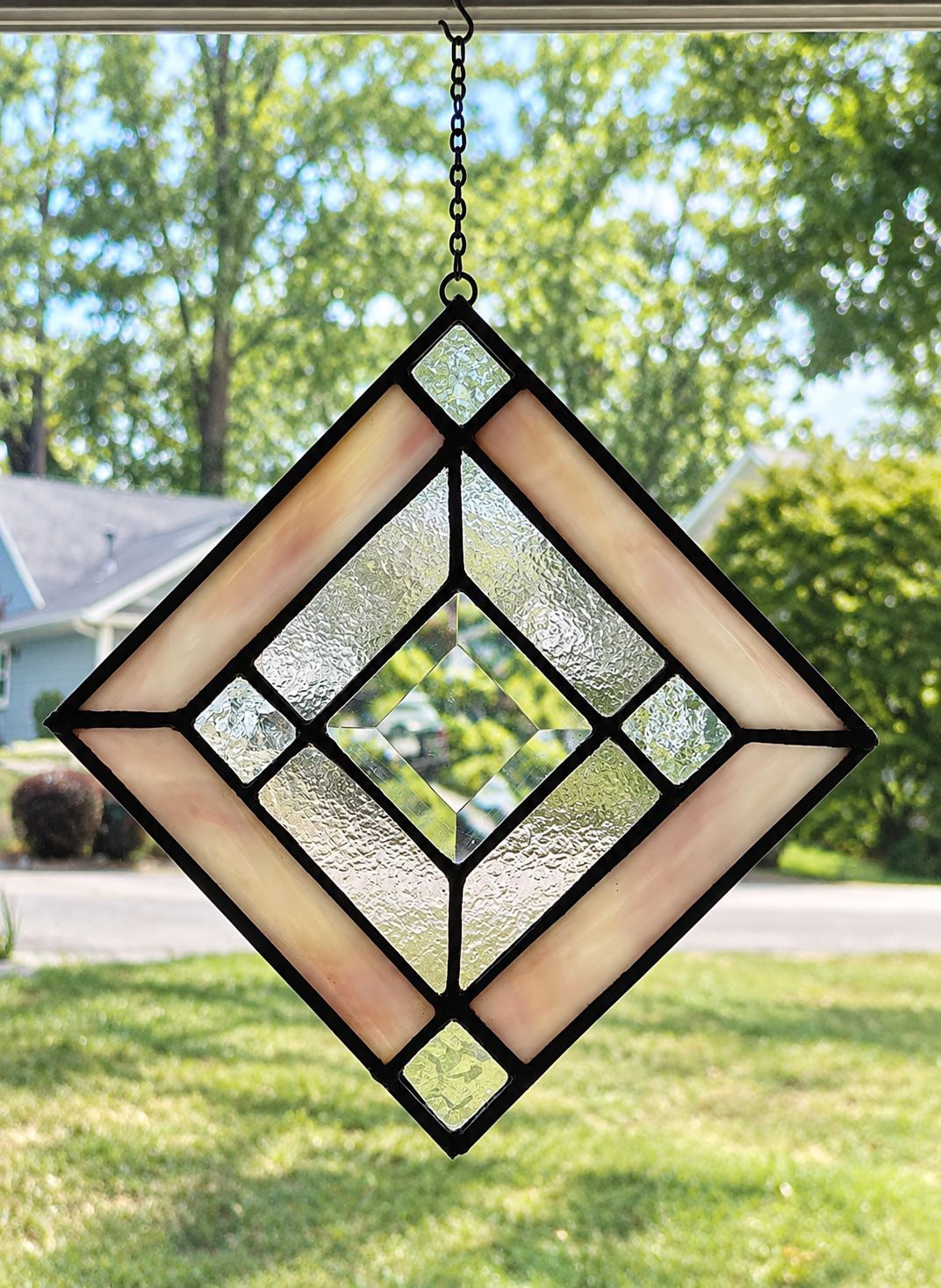 Pink Diamond Suncatcher