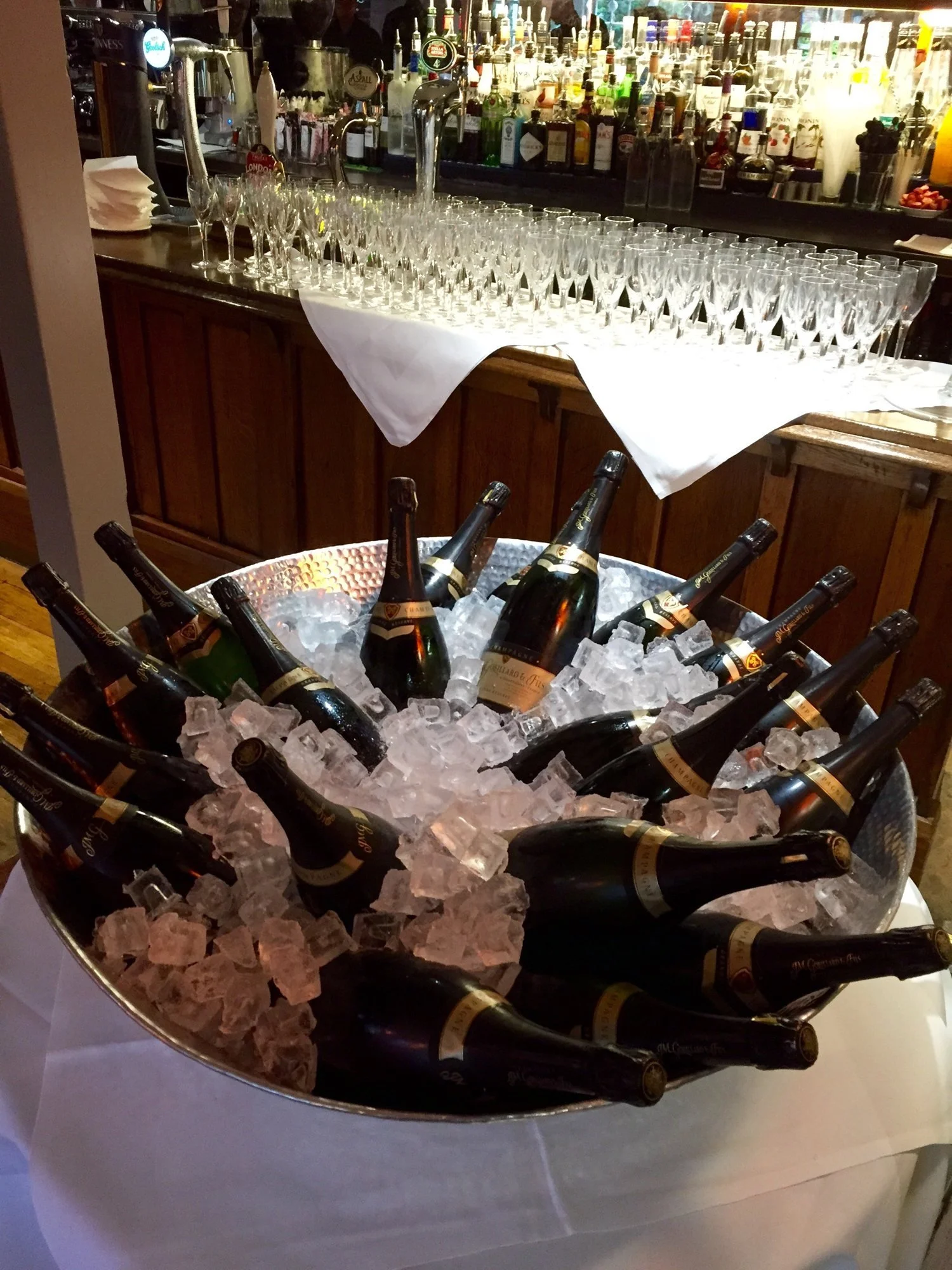 Champagne on ice at the bar.jpg