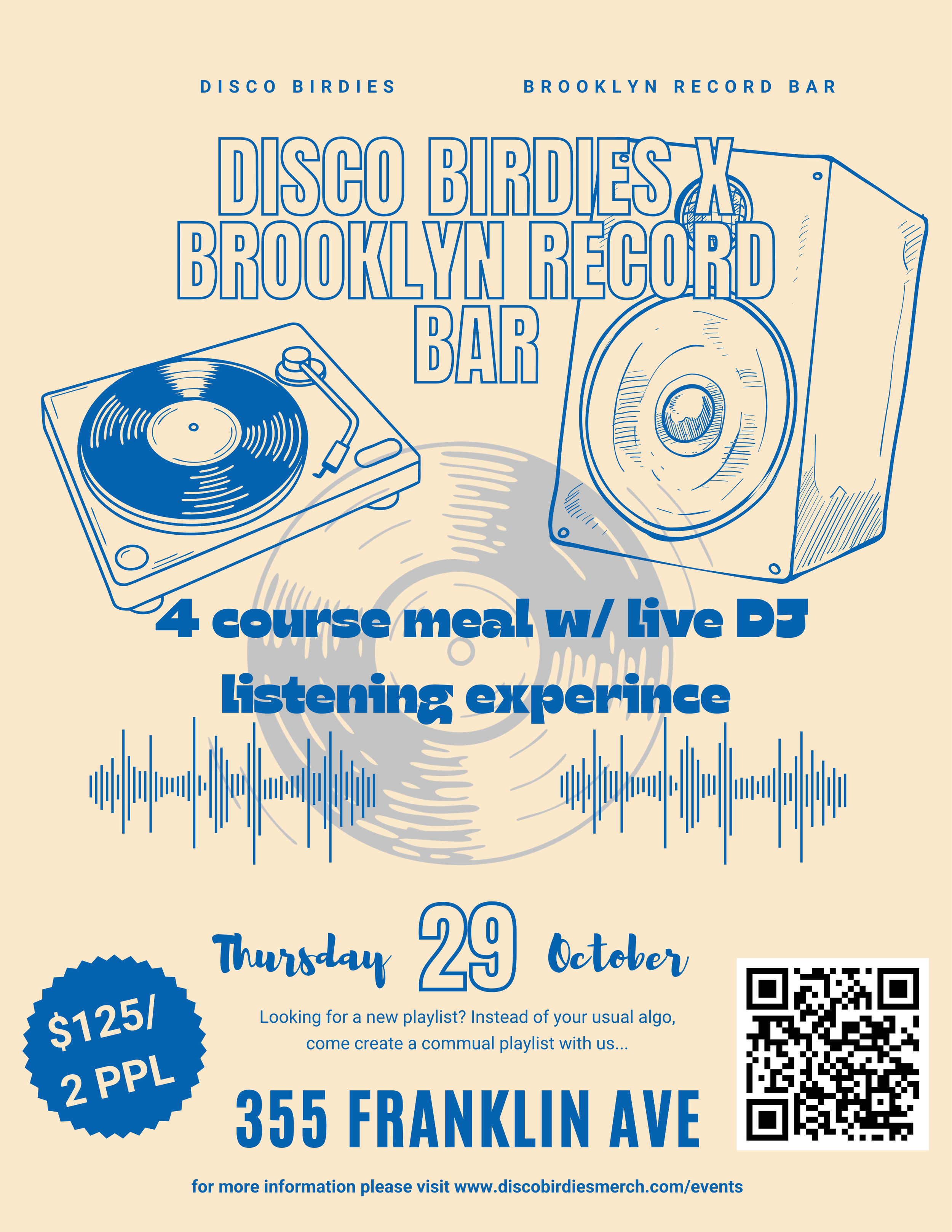 Disco Birdies x Brooklyn Record Bar Flyer.png