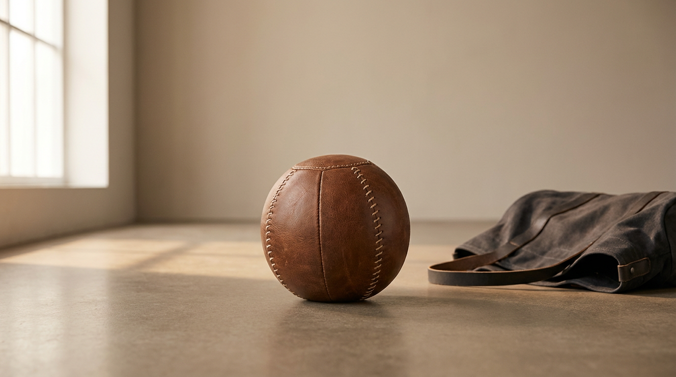 Leather Medicine Ball