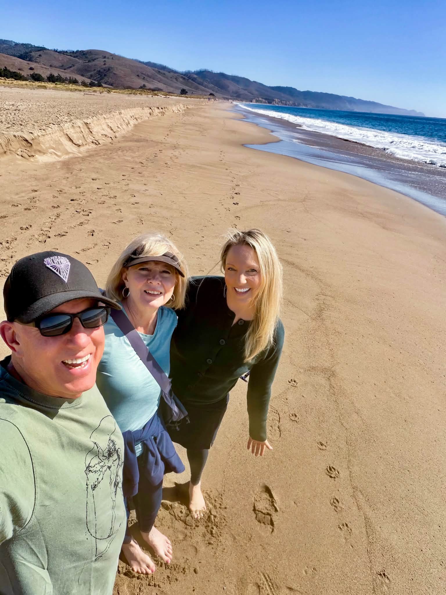 Fun playing in Pt. Reyes on this gorgeous Saturday - with Claudia. ☀️🌊