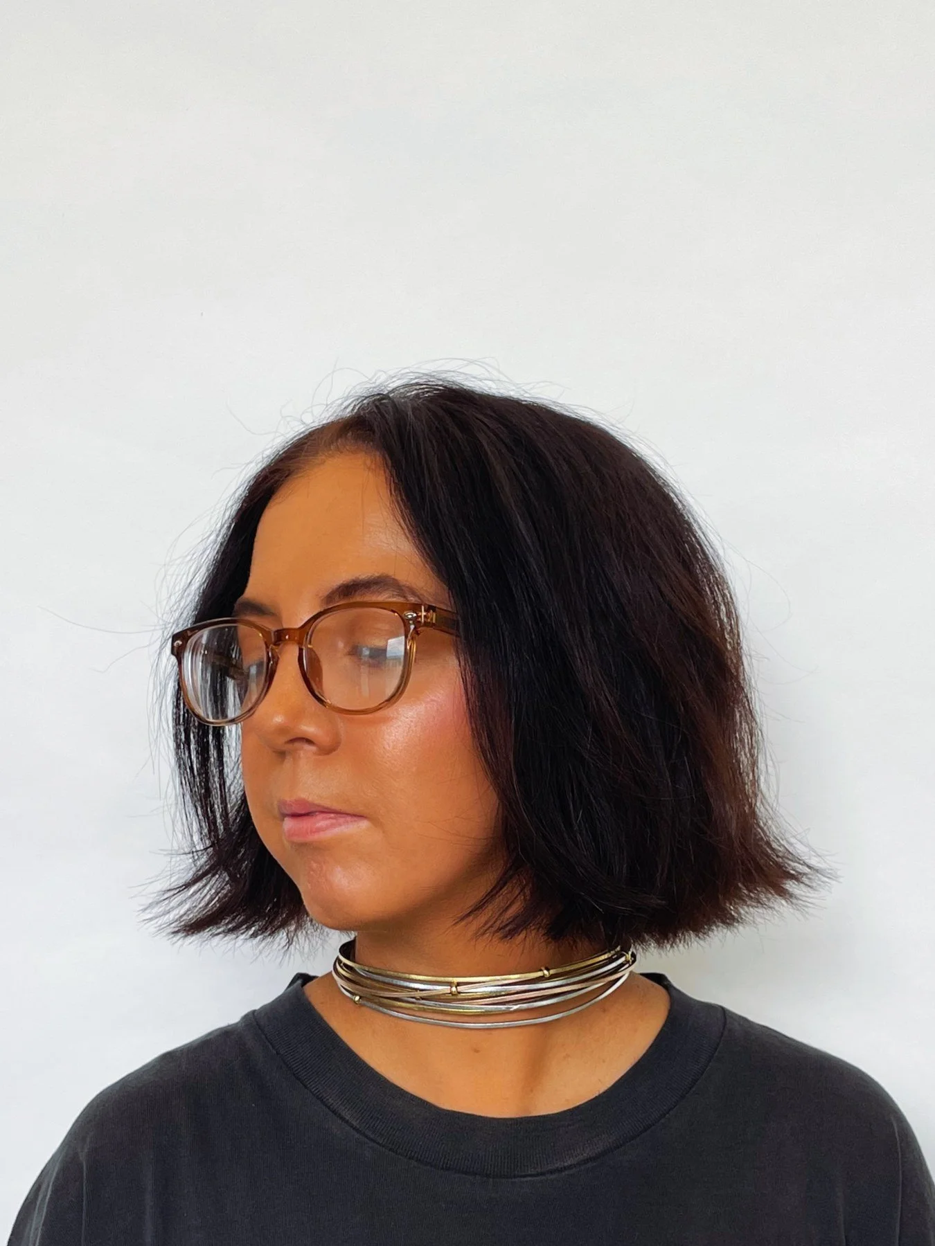 Blunt bob haircut in East Austin