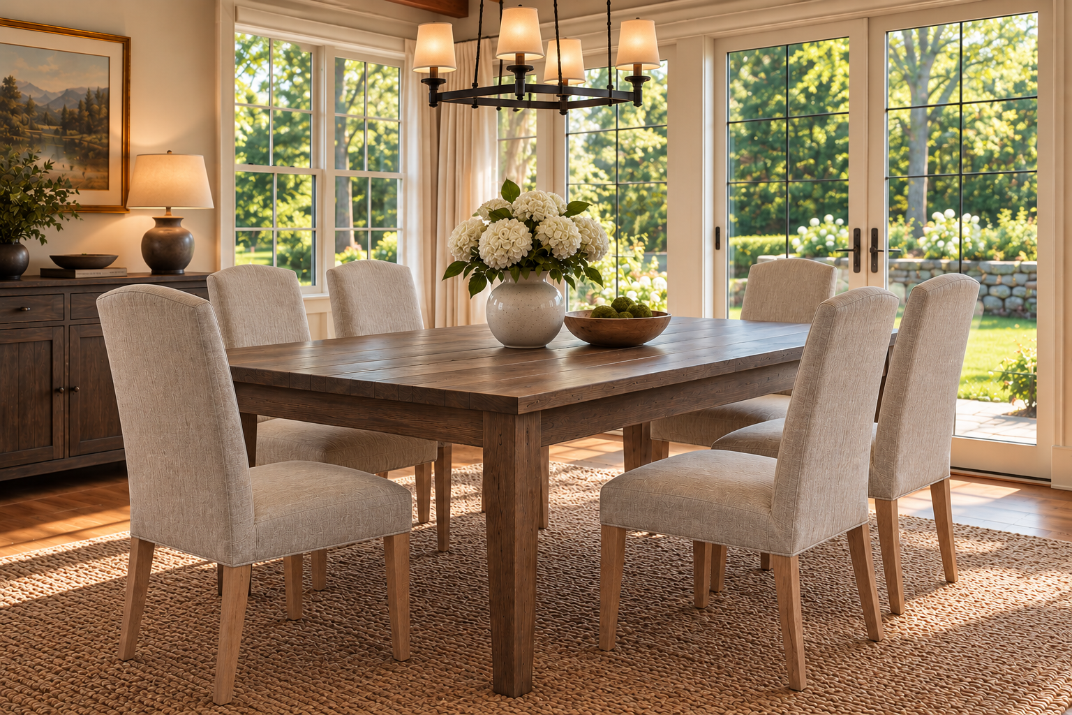 Sunlit Ash Dining Room with Hydrangeas.png