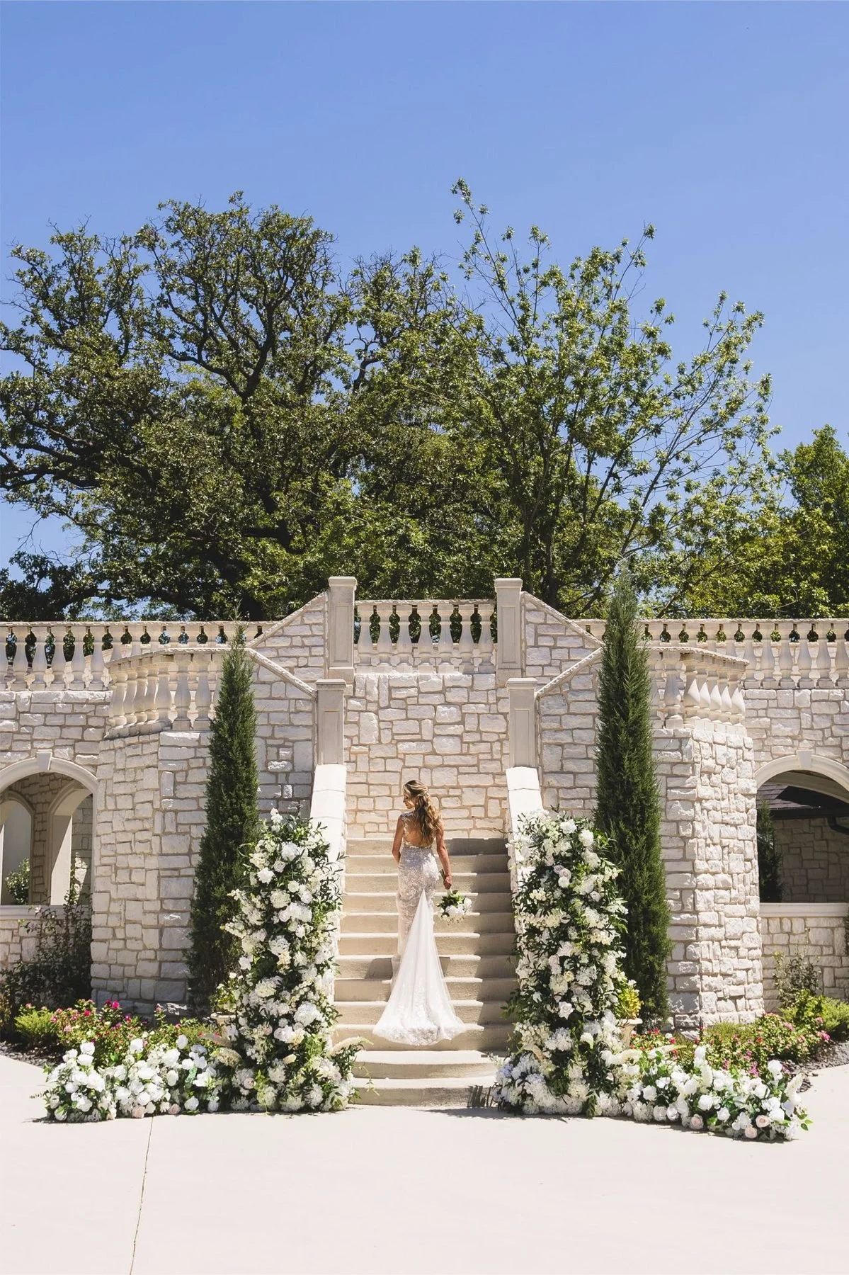 Wedding floral package 2 – aisle and ceremony décor by Sherpa's Floral Rentals